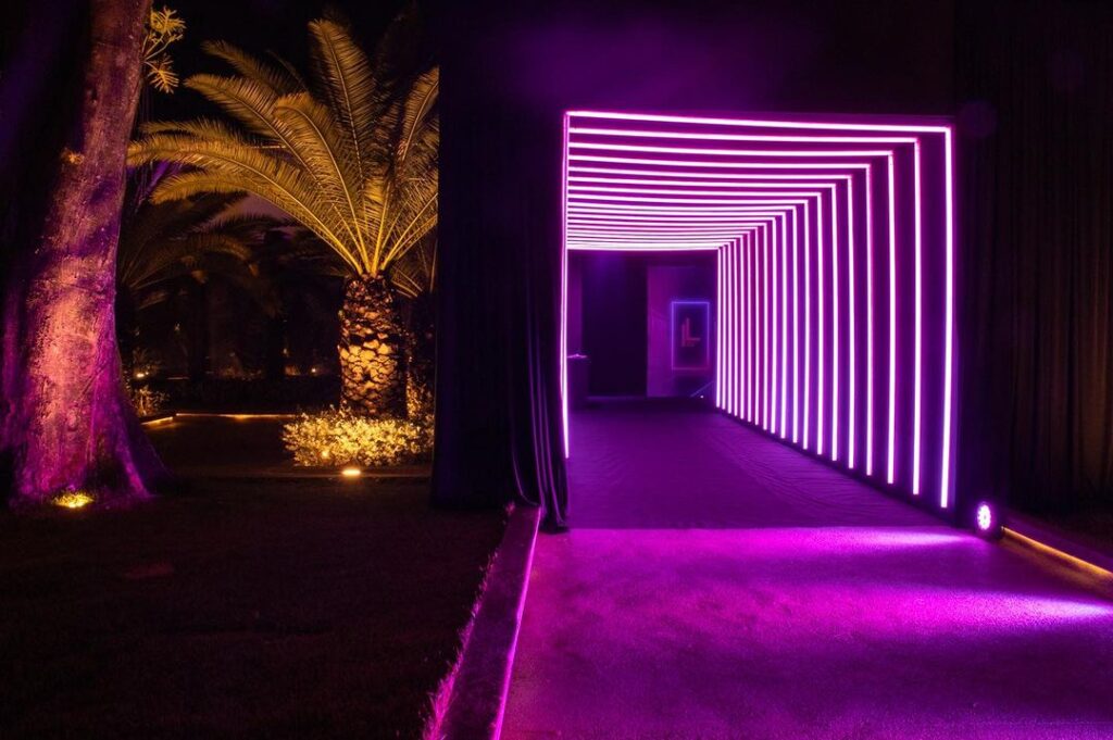 Túnel LED Neon