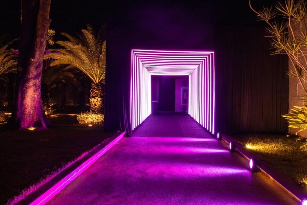 Túnel LED Neon
