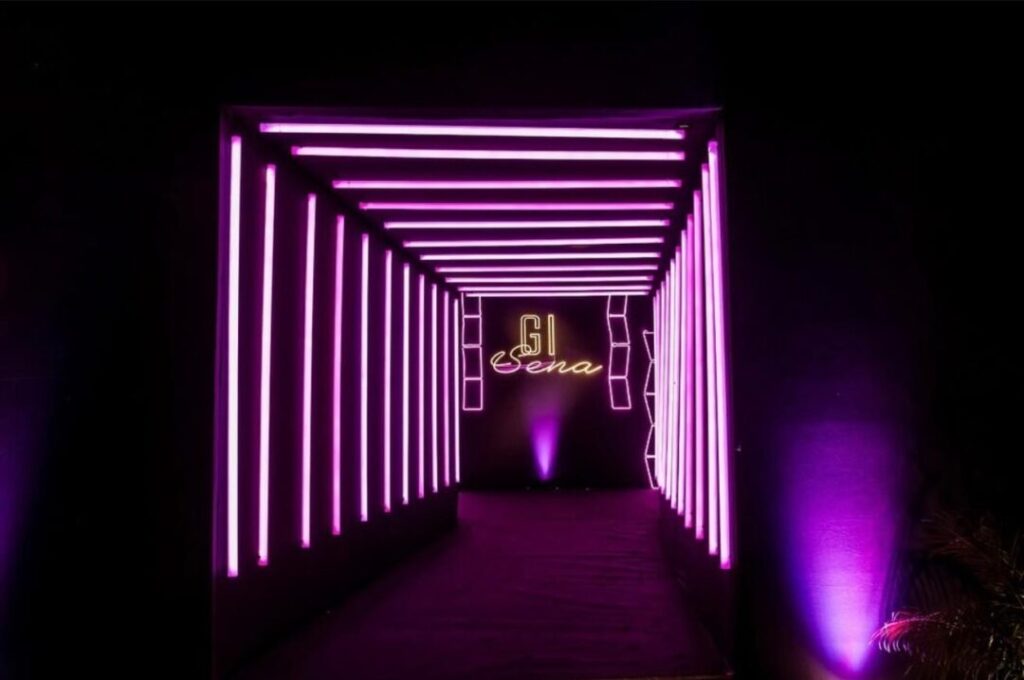 Túnel LED Neon